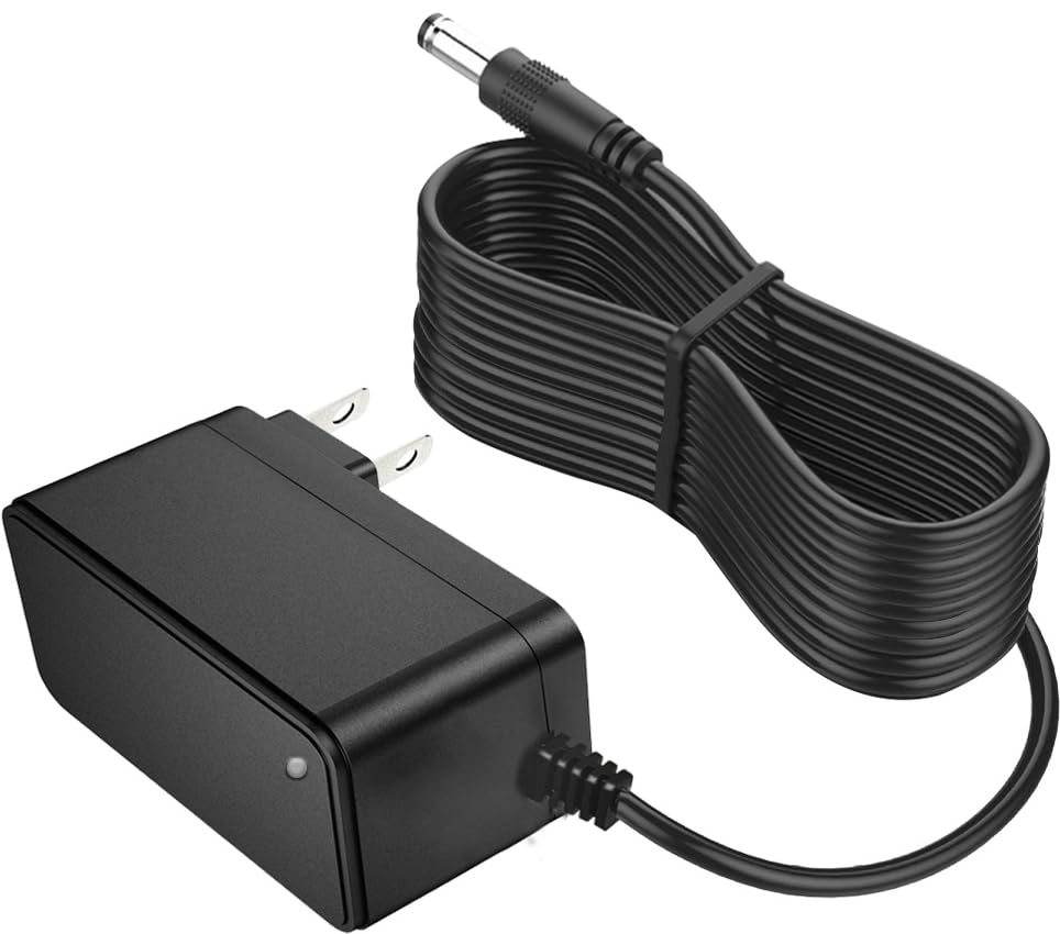 Photo 1 of 10ft 12V 1A Power Supply Cord 12W Wall Adapter AC/DC Converter with 5.5x2.5mm/2.1mm DC Output Plug 12 Volts 1000mA Replacement Power Adapter Transformer Cable [10 feet]