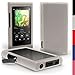 iGadgitz U6411 Silicone Skin Case Cover + Screen Protector Compatible with Sony Walkman NW-A35, A40, A45 MP3 Players - Clear