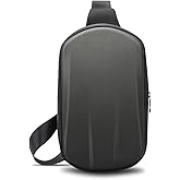 BOPai Hard Shell Crossbody Bag for Men Sling Shoulder Handbag