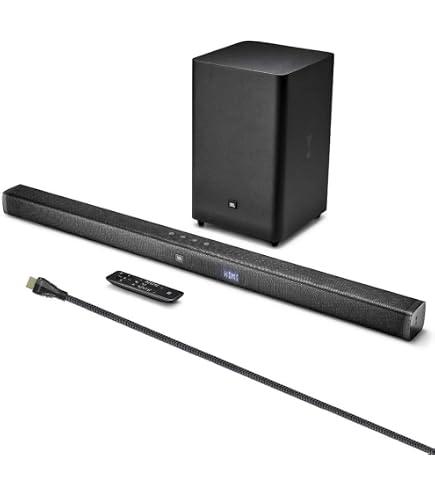 JBL Bar 2.0 All-in-One MK2 Soundbar With Dolby Digital & 8ft Ultra High Speed HDMI Cable