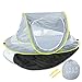 Large Baby Portable Beach Play Tent Provide UPF 50+ Sun Shelter,Baby Travel Bed with Sleeping Pad,Cooling Mat and 2 Pegs,Lightweight Pop Up Baby Mosquito Net by Summery