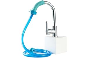 Universal Silicone Shower Hose Adapter for Shower Head, Pet Bathing, and Cleaning - Versatile Silicone Hose Connector