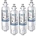 Bristi 9690 Refrigerator Water Filter, Compatible with LG Models LT700P, ADQ36006101, ADQ36006102 & Replacement for Kenmore Models 9690, 46-9690 - Refrigerators LP-1400P 4 PACK