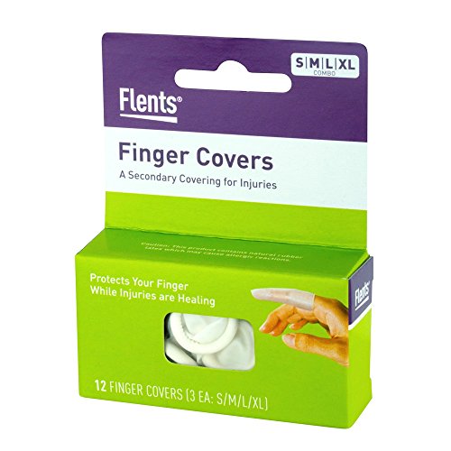 Flents Finger Covers (12 finger covers - 3 each S/M/L/XL)