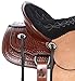 Acerugs Youth Size 10″ 12″ 13″ 14″ Western Horse Saddles for Kids Premium Leather Show Trail TACK Set Bridle REINS Breast Collar (Roping, 14)thumb 4