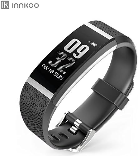 Waterproof Fitness Tracker with Heart Rate Monitor, InnKoo HR Activity Tracker Pedometer Watch Steps Calories Counter Smart Bracelet Wristband Sports Band Sleep Tracker, for Women Men Kids Seniors