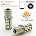 CIIHON 1156 1141 7506 P21W LED Bulb BA15S 18-5050 SMD Interior Lights Replacement Backup Reverse Tail 12V RV Camper 6000K Warm White Super Bright Pack of 10