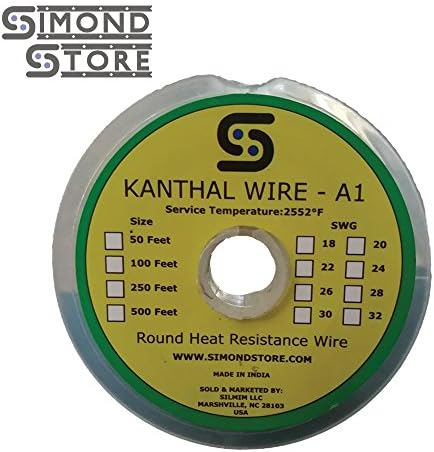 50 ft - 18 Gauge SWG A1 Kanthal Round Wire1.2 mm