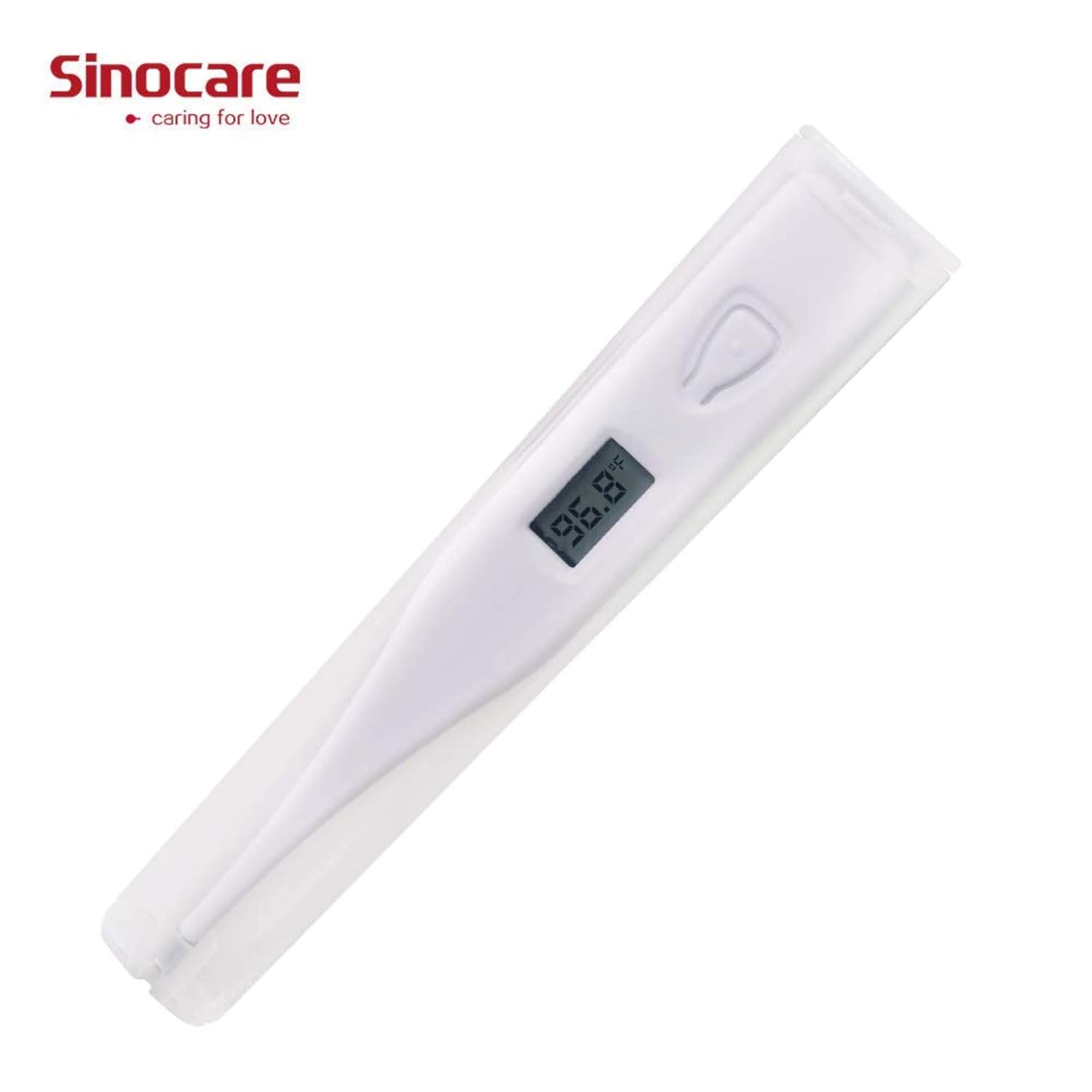 Sinocare Digital Oral Thermometer for Adults, Highly Accurate Medical Basal Body Thermometer for Fever Oral, Armpit or Rectal Temperature Reading for Baby, Kid and Adults 5.0 in (BT-302): Industrial & Scientific