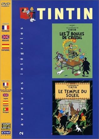 Les Aventures De Tintin Les 7 Boules De Cristal Le Temple Du Soleil Dvd Blu Ray Amazon Fr