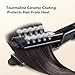 Ceramic Tourmaline Ionic Flat Iron Hair Straightener Flat Iron for Hair Professional Glider Hair Straightener Ceramic Flat Iron for All Hair Types, Wet & Dry Usingthumb 2