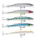 Seaknight SK005 Minnow 4.33IN 0.46oz Hard Lure Artificial Bait Fishing Lure Wobblers Swimming Depth 0.98-2.95Ft Fishing Tackle (5 Colors/lot)
