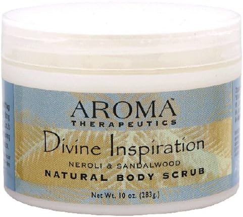 Aroma Therapeutics Devine Inspiration Natural Body Scrub, Neroli & Sandalwood, 10-Ounces (Pack of 3)
