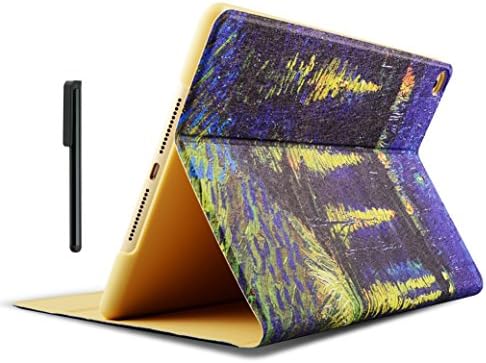 Trend Galaxy New iPad 9. 7 Inch 2017 / iPad Air 2 / iPad Air Case - Premium PU Leather Folio Smart Painting Printed Cover w/Auto Sleep/Wake for iPad 9. 7 a1822 2017 Release -Star Sky