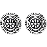 Amy & Annette Sterling Silver Stud Earrings for Women - Post Earrings for Women, 925 Sterling Silver Earrings