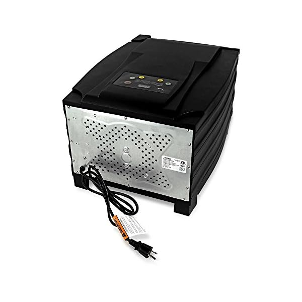 NutriChef-Food-Dehydrator-With-Digital-Temperature-Control-Timer-Settings-6-Drying-Trays-Beef-Jerky-Draws-With-Door-Easy-Rack-Removing-Commercial-Grade-Black-PKFD54