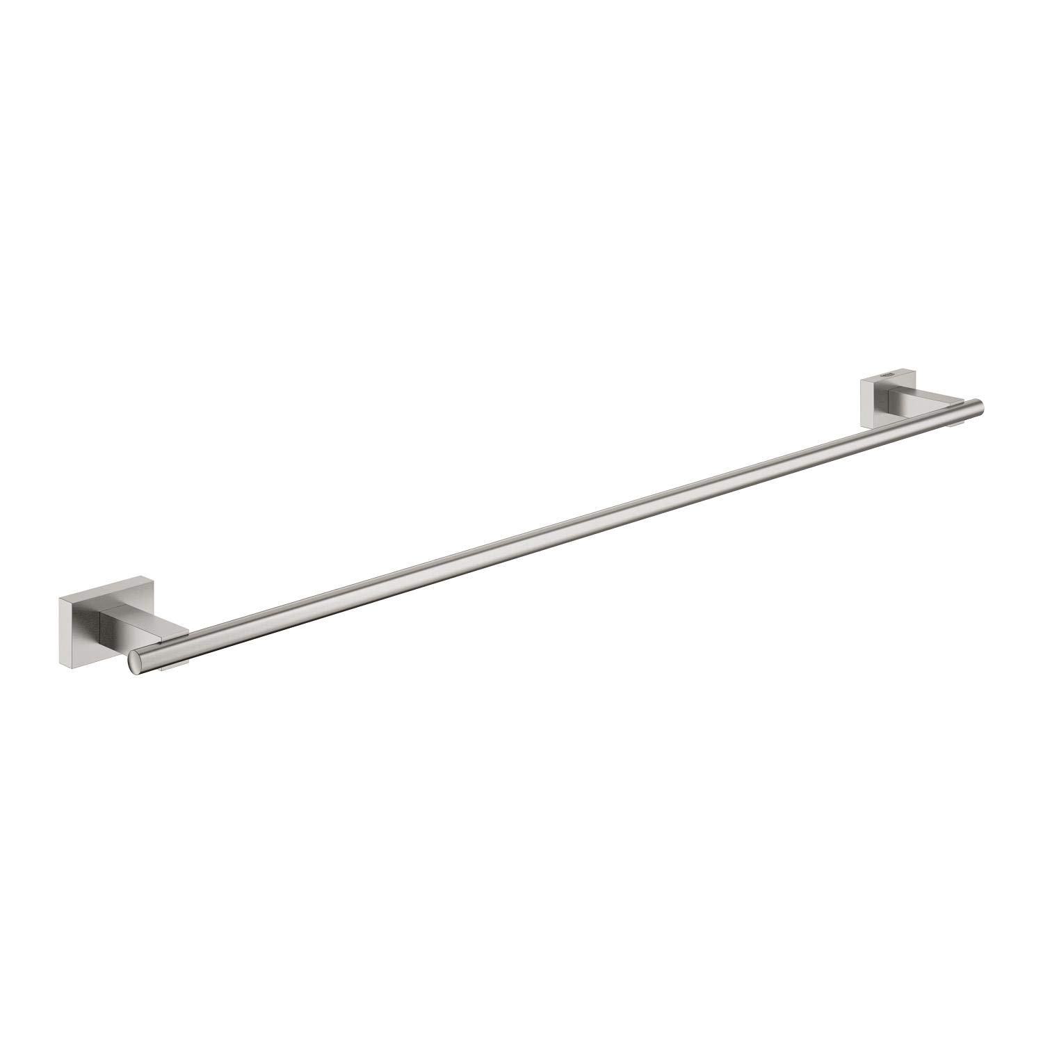 GROHE Essentials Cube Towel Rail In Supersteel Finish – Slim and Stylish 40509DC1