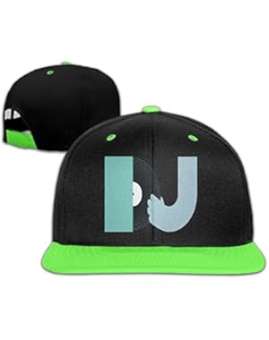 DJ Sound Activated Light Up Rave Baby KellyGreen Snapback Hip Hop Caps