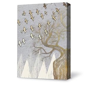 Canvas Wall Art for Living Room,Bedroom Home Artwork Paintings Abstract Art Ready to Hang - 12x18 inches