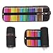 TYGJ WMH 48-color Colored Watercolor Pencils/Drawing Pencils/Sketch with Paint Brush and Sharpener (Included Pencil Bags) (48-color)