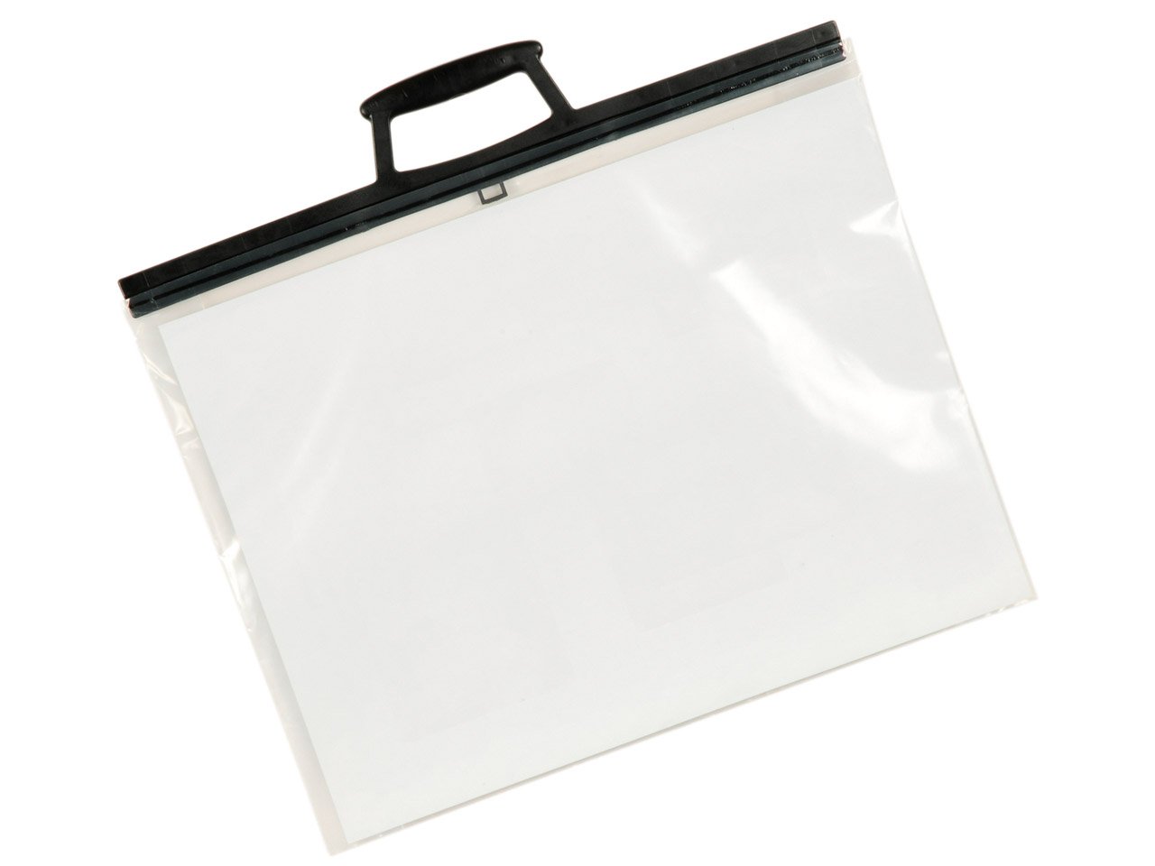 West A4 Clear Clip-Close Poly Folio