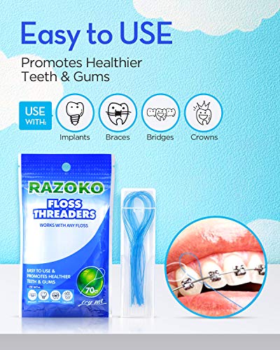 Floss Threaders | For Braces, Bridges, and Implants (3pack)