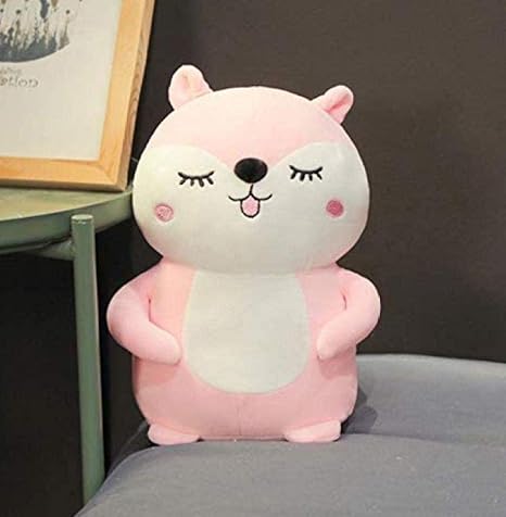 Amazon Co Jp N H ぬいぐるみかわいいハムスター枕人形人形女の子ベッド誕生日プレゼント45cmユニークなギフト家の装飾 ホーム キッチン