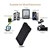 MeliTech Portable Solar Charger Waterproof Mobile Power Bank 20000mAh External Backup Battery Dual USB 5V 1A/2A Output With LED Flashlight and Compass For Phones Tablet Camera iPhone Samsung (Black)