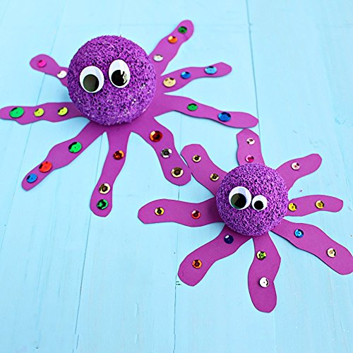 Decora 100pcs 18mm Round Wiggly Wobbly Googly Eyes Self-adhesive Peel Sticker