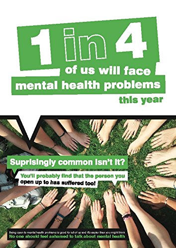 Caledonia Signs 57099 Surprisingly Common Isn't It? Mental Health Poster