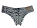 VOGRACE Womens Low Rise Mini Denim Shorts Denim Thong Cheeky Jeans Shorts (Large(US 6), Distressed-Blue)
