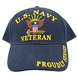 Eagle Emblems Men's U.S. Navy Veteran Hat