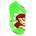 Disney Princess Girls 6 pk Socks (4-6 (Shoe: 7-10), Neon Princess No Show)