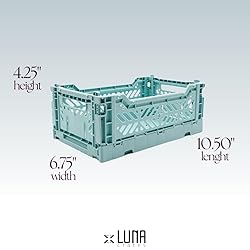 Collapsible Storage Box, Foldable Crate Organizer