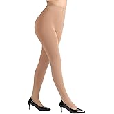 DancMolly Opaque Fleece Lined Tights for Women, High Waist Warm Winter Thermal Control Top Pantyhose