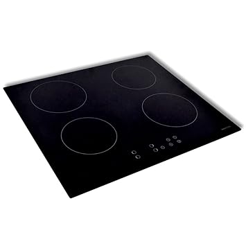 Vidaxl Plaque De Cuisson A Induction Verre Eurokera 4 Bruleurs