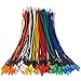 EDGELEC 120pcs 12V LED Lights Emitting Diodes, Pre Wired 7.9 Inch DC 12 Volt 5mm LED (6 Colors x 20pcs) Assorted Kit Diffused Colored Lens- White Red Yellow Green Blue Orange Small LED Lamps