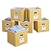 DECLUTTR Foldable Cloth Storage Bins Basket Durable Fabric Drawer Organizers, 12