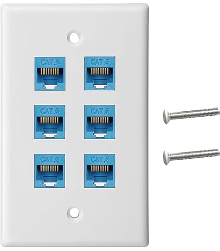 Amazon Basics Cable de Red Ethernet con Conector RJ45 (Cat. 6, 1000 Mbit/s, 1