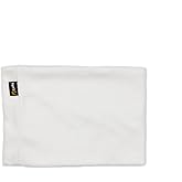 Lupa Kids Handmade Double-Layer Fleece Neck Warmer - Kids Neck Warmer for Boys & Girls - Fleece Neck Gaiter for Winter (White., Large (7-12))