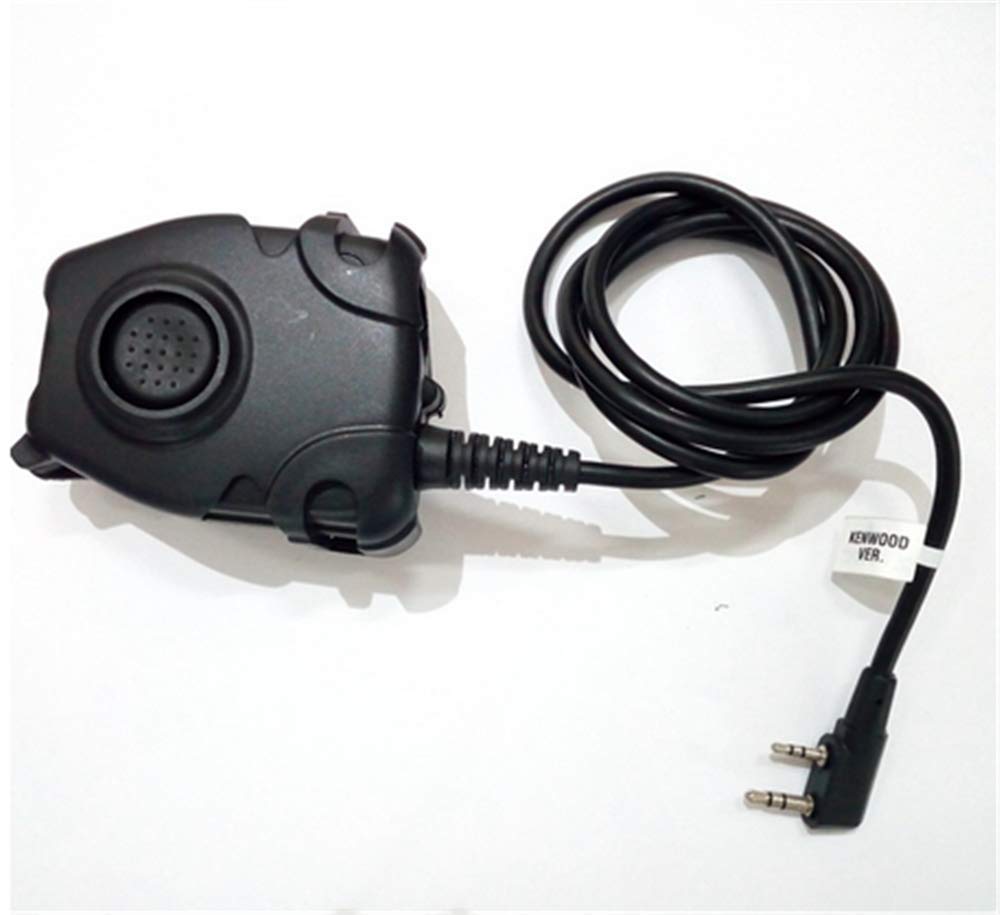 Waterproof PTT Cable For Kenwood/ICOM/Midland Plug for Z Tactical Comtac II H50 SORDIN H60HD01 Noise Reduction Headset Z112(Z112-KEN)