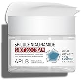 APLB Spicule Niacinamide Shot 260 Cream | SPICULE NIAC SHOT™ 260 1.86 FL.OZ/Korean Skincare, Gentle Exfoliation, Pore Care, Long lasting hydration, Revitalize for gentle and improve skin texture
