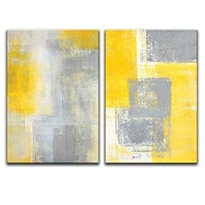 2 Panel Abstract Home Artwork for Living Room...