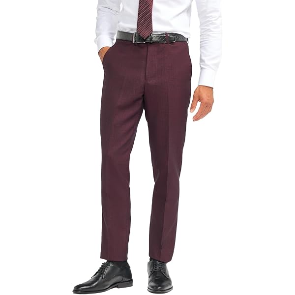 burgundy dress pants mens outfits Burgundy Pants