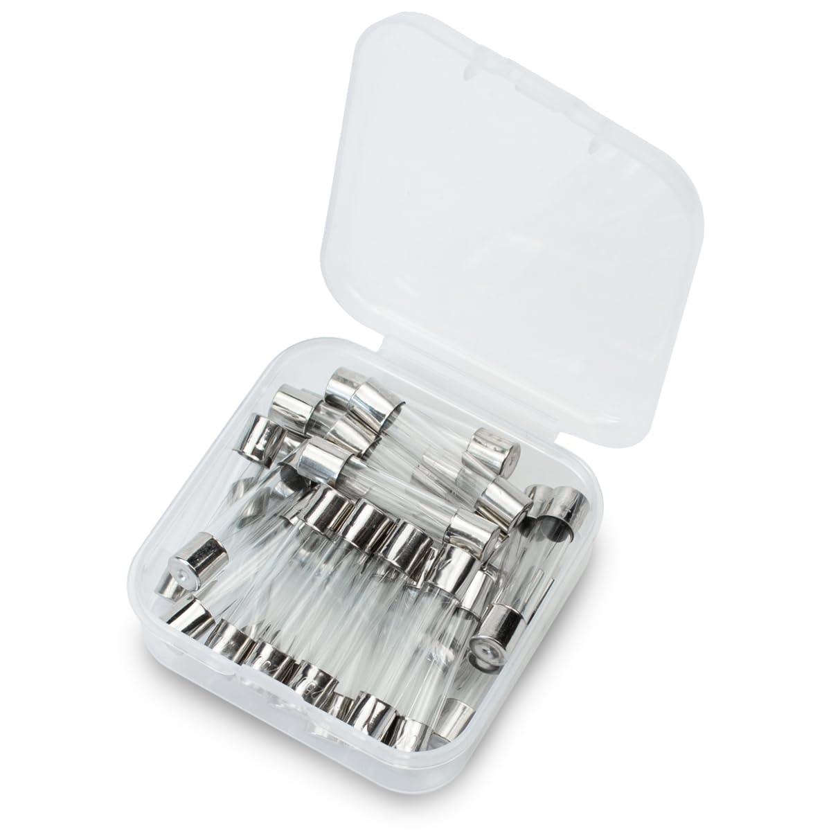 Innfeeltech 25pcs Fast Blow Glass Fuses 6 * 30mm 250V 0.5A Quick Tube Fuse Assortment Kit