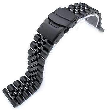 Strapcode 22mm Super Jubilee PVD Correa de Reloj de Acero ...