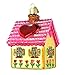 Old World Christmas Sweetheart Cottage Glass Ornament