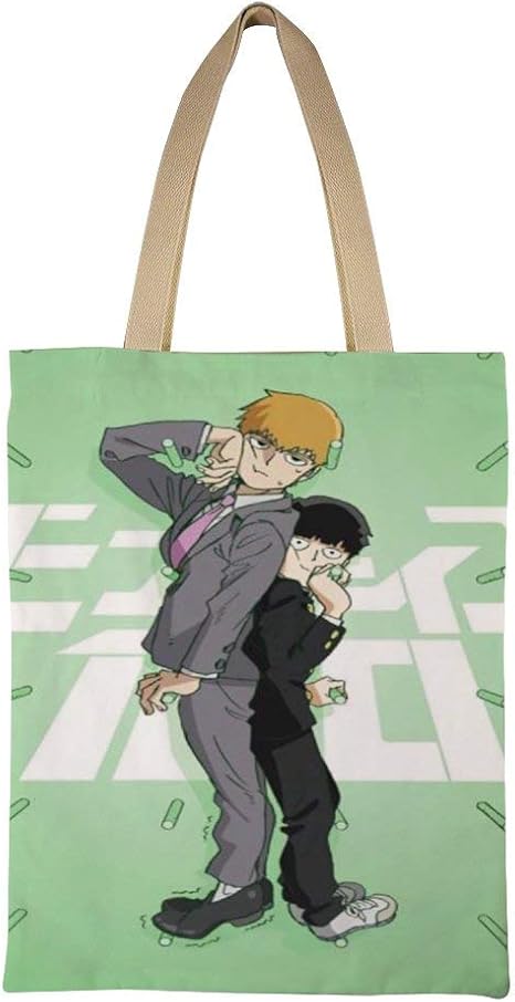 Amazon Co Jp モブサイコ100 かわいい帆布の袋の女子大学生のハンドバック環境保護の袋のショッピングバッグの大容量のショルダーバッグは学校に行きます Diy 工具 ガーデン