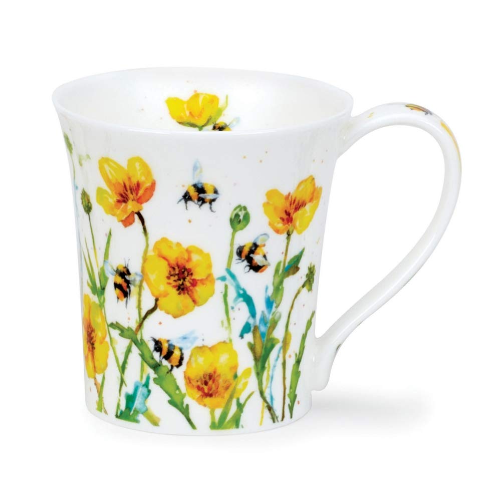 JU-BUSB-BU Buttercup Busy Bees Bone China Mug - Jura Shape 0.2l
