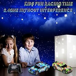Desdoni Remote Control Car, Light Up RC Car